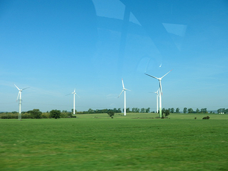 近くにある風力発電