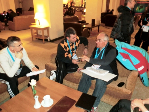 FIS-TDオスカン氏とトルコスキー連盟とのミーティング