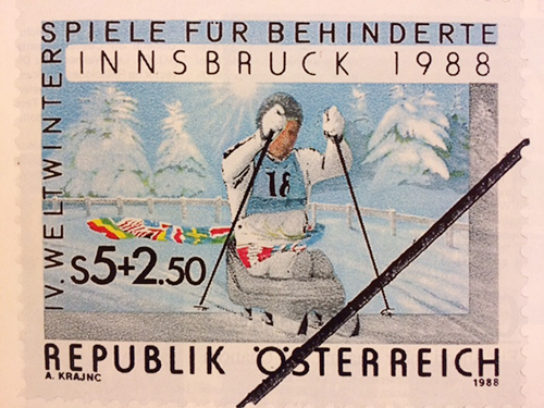 第４回大会冬季パラリンピック記念切手