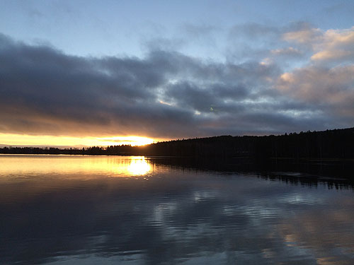 フィンランドの湖、どの季節も綺麗です