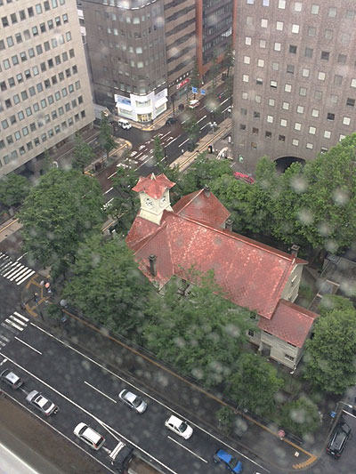 札幌時計台の屋根です