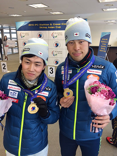 アジア杯２冠の高村選手と藤田ガイド