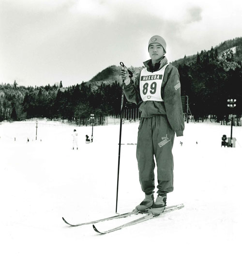 新田佳浩選手をスカウトに行く　1996年