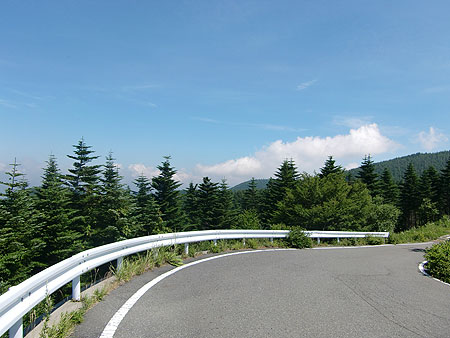 富士林道９km地点の景色